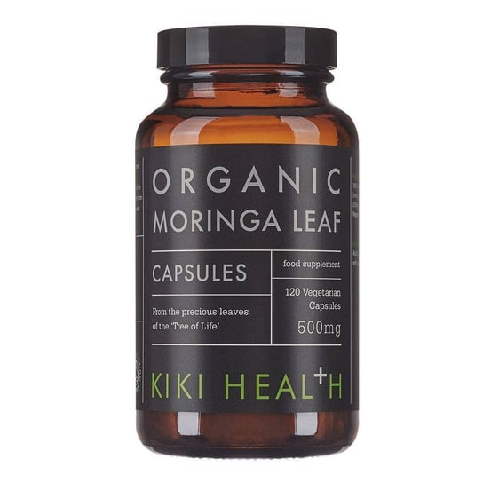 Suplement diety, Moringa - sproszkowane liście Moringi (120 kaps.) Kiki Health