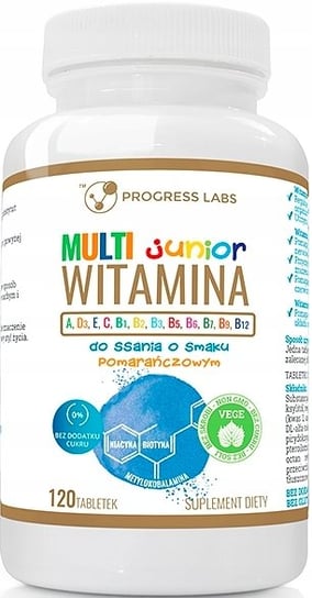 Suplement diety, Multiwitamina junior witaminy dla dzieci, 120 tab. Rodzina Zdrowia