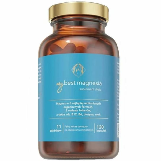 Suplement diety, MyBestPharm, MyBestMagnesia - Magnez, 120 kaps. MyBestPharm