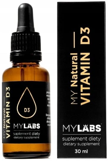 Suplement diety, Mylabs, My Natural Vitamin D3 Witamina D, 30ml MYLABS