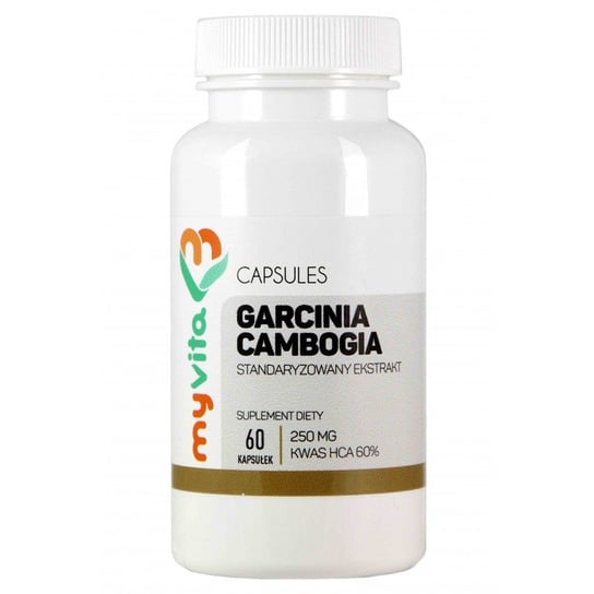 Suplement diety, MyVita Garcinia Cambogia 250mg, 60kaps. (60% HCA) MyVita