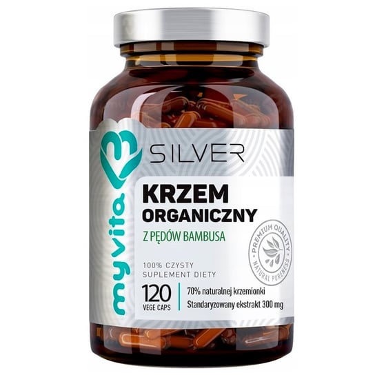 Suplement diety, MyVita Silver, Krzem organiczny, 120 kaps. Inna marka