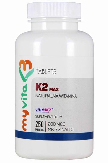 Suplement diety, MyVita, Witamina K2, 250 tabletek MyVita
