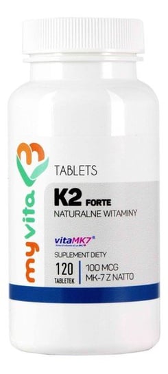 Suplement diety, MyVita, Witamina K2 MK7 Forte, 120 tabletek MyVita