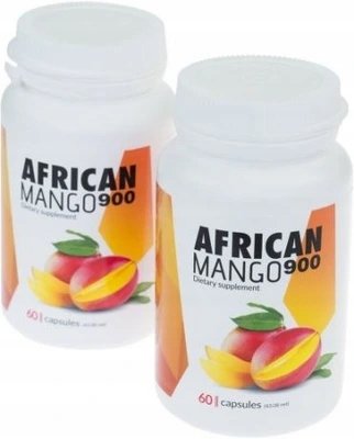 Suplement diety na nadwagę i redukcję kilogramów African Mango, 2x60 kaps. Inna marka