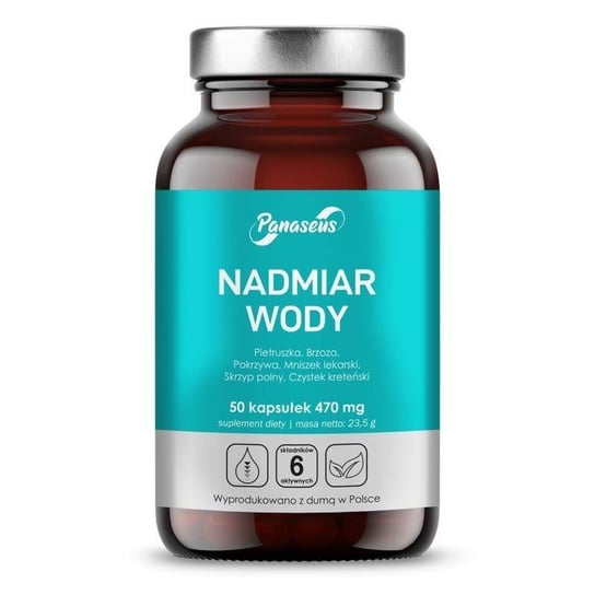 Suplement diety, Nadmiar Wody (50 kaps.) PANASEUS