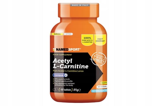 Suplement diety, Namedsport Acetyl L-Carnitine 1000 mg 60 tabletek Namedsport