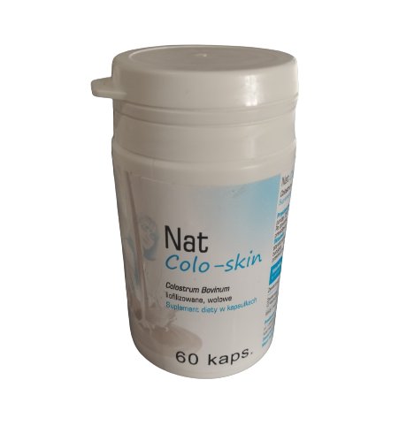 Suplement diety NAT COLO-SKIN – 60 kapusłek COLOSTRUM Inna marka