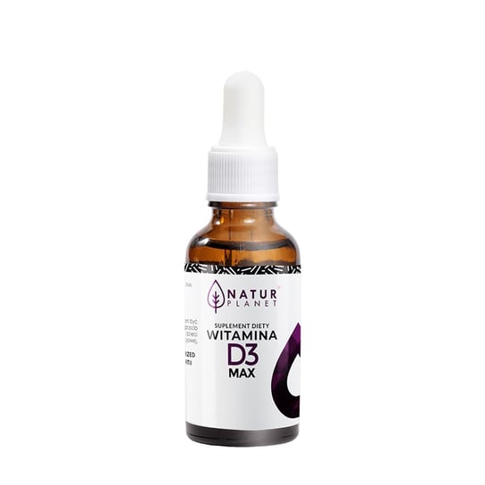 Suplement diety, Natur Planet, Witamina D3 MAX 4000 IU w kroplach, 30 ml Natur Planet