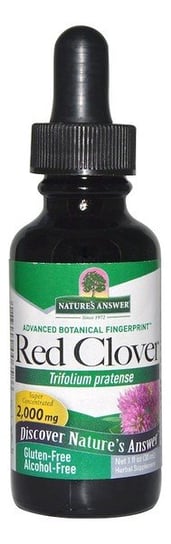 Suplement diety, Nature's Answer, Red clover, ekstrakt z kwiatów czerwonej koniczyny, 30 ml Nature's Answer
