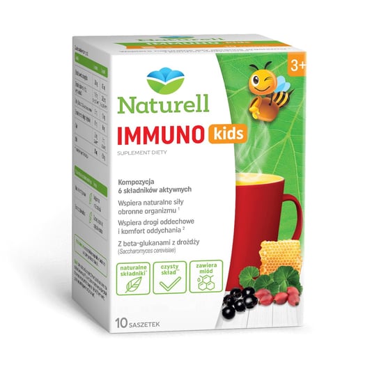 Suplement diety, Naturell Immuno Kids, suplement diety, 10 saszetek USP