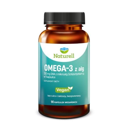 Suplement diety, Naturell Omega-3 z alg, 90kaps. Naturell