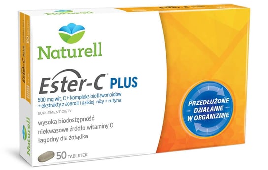 Suplement diety, Naturell, Witamina C Ester-C Plus, 50 tabletek Naturell