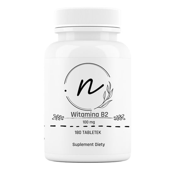 Suplement diety, NaturePRO, Witamina B2 Ryboflawina 100 mg, 180 kaps. inna