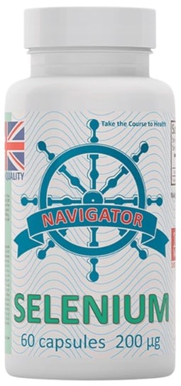 Suplement diety, Navigator, Selen 200 μg 60 kaps., 150 ml Navigator
