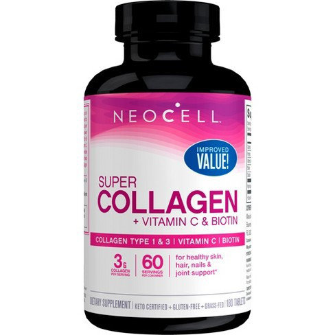 Suplement diety, Neocell Kolagen + Witamina C i Biotyna, 180 tab. Inna marka