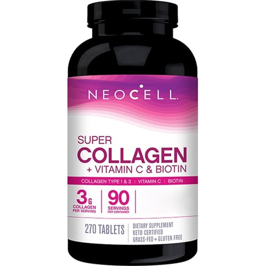 Suplement diety, NeoCell, Super Collagen + Vitamin C & Biotin, 270 tabl. Inna marka