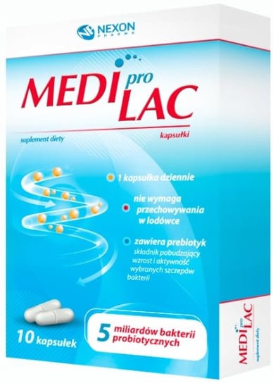 Suplement diety, Nexon, Mediprolac Probiotyk, 10 Kaps. NEXON PHARMA