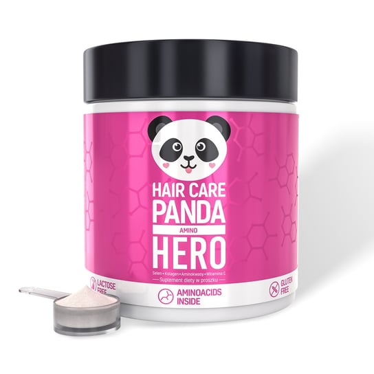 Suplement diety, Noble Health, Hair Care Panda Amino Hero, 150g Noble Health
