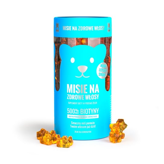 Suplement diety, Noble Health, Misie Na Zdrowe Włosy, 300 g Noble Health