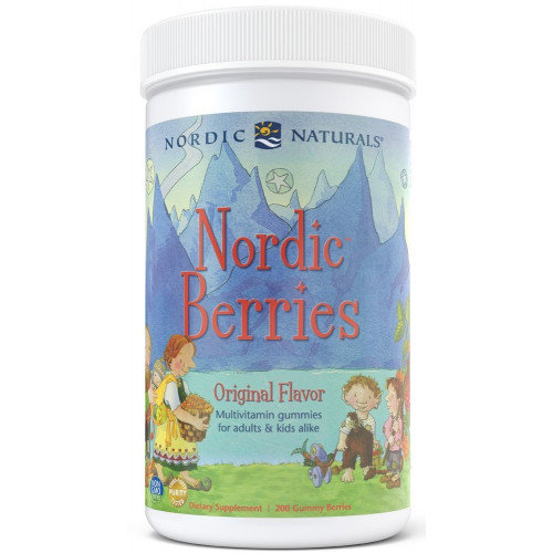Suplement diety, Nordic Naturals Mutliwitaminowe żelki dla dzieci i dorosłych 200 żelek o smaku naturalnym Nordic Naturals