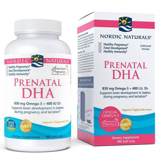Suplement diety, Nordic Naturals Prenatal DHA z witaminą D3 180 miękkich kapsułek bez smaku Nordic Naturals