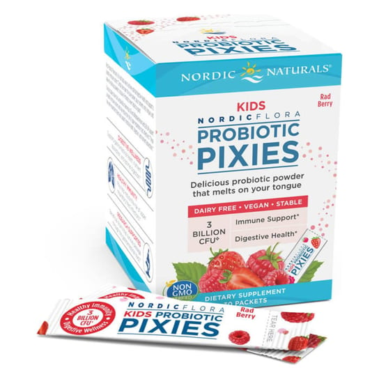 Suplement diety, Nordic Naturals Probiotic Pixies probiotyki dla dzieci 3 mld CFU 30 saszetek Nordic Naturals