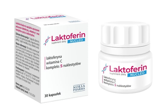 Suplement diety, Norsa Pharma Laktoferin Nucleo, 30 kaps. Norsa Pharma