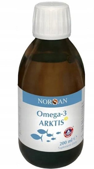 Suplement diety, Norsan, Omega-3 Arktis z witaminą D, 200 ml Inna marka