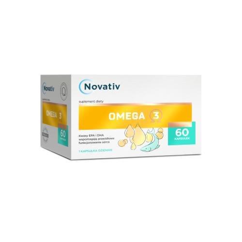 Suplement diety, Novativ Omega-3, 60kaps. Novativ
