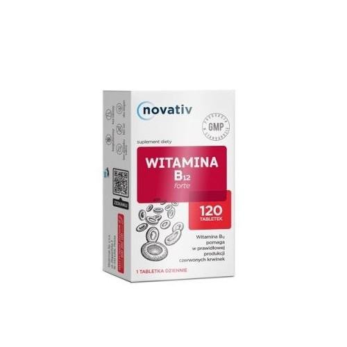 Suplement diety, Novativ Witamina B12 forte, 120tabl. Novativ