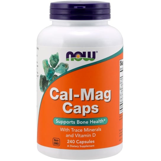 Suplement diety, Now Cal-Mag Caps 240Caps Now Foods