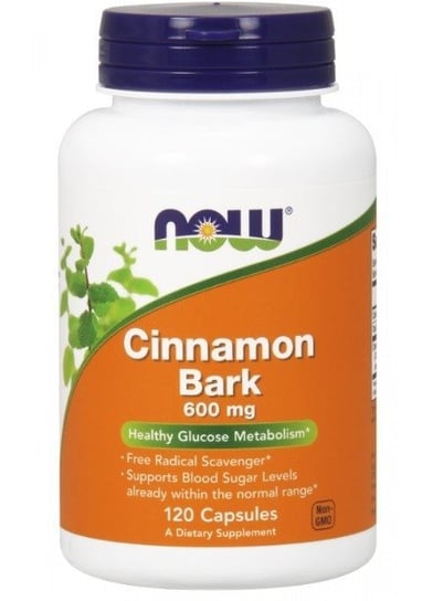 Suplement diety, Now - Cinnamon bark - 120 kaps Now