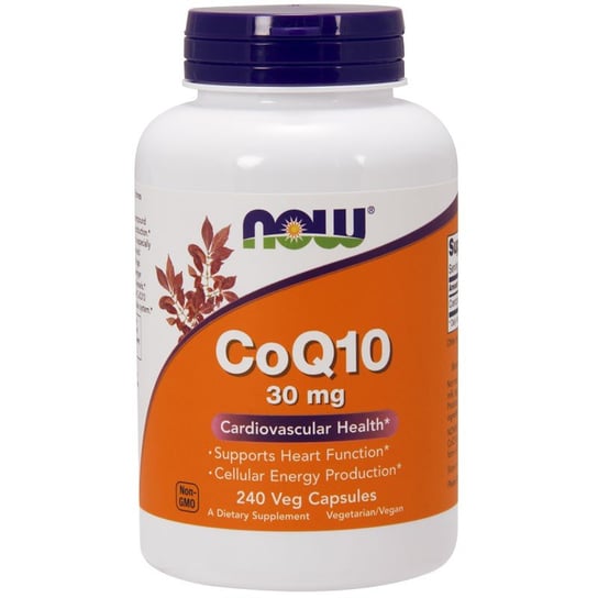 Suplement diety, Now Coq10 30Mg 240Vegcaps Now Foods