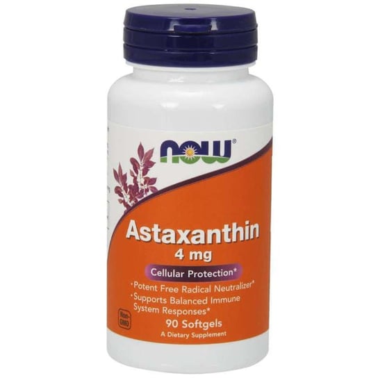 Suplement diety, NOW FOODS Astaksantyna (Astaxanthin) 4mg 90 kaps Now Foods
