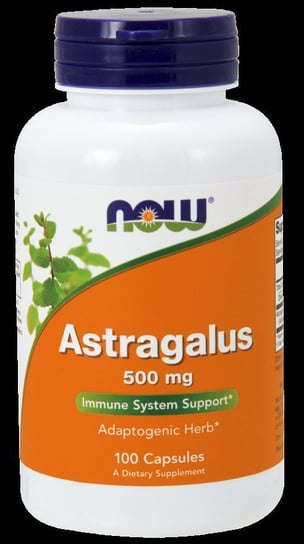 Suplement diety, NOW FOODS Astragalus 500mg, 100caps. - Traganek Now Foods