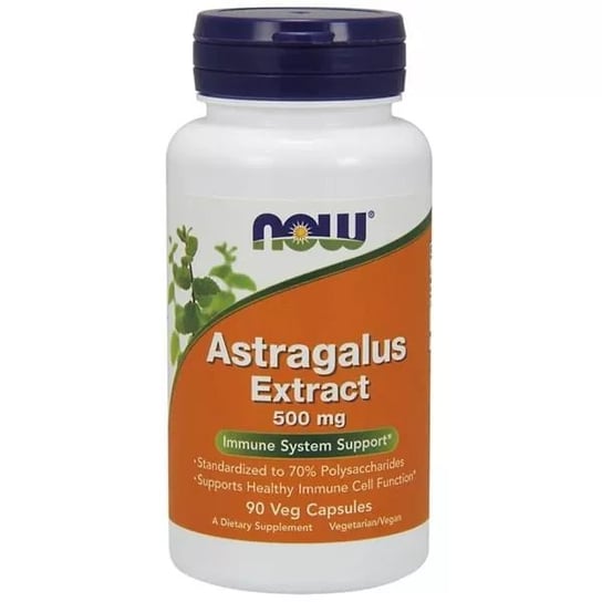 Suplement diety, NOW FOODS Astragalus Extract - Traganek 500mg 90 vkaps Now Foods