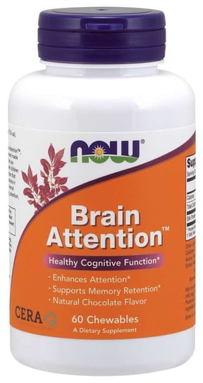 Suplement diety, Now Foods, Brain Attention, 60 Tabletek Inna marka