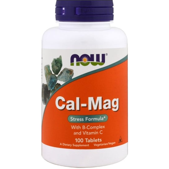 Suplement diety, Now Foods Cal-Mag Stress Formula 100 Tabl. Now Foods