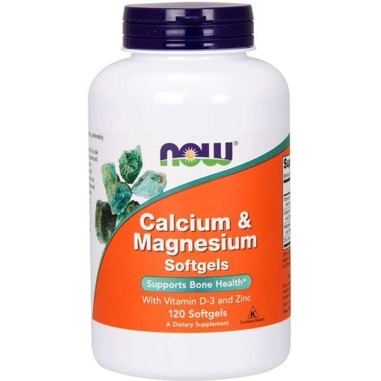 Suplement diety, NOW FOODS Calcium - Magnesium with D3 Zinc 120 kaps Now Foods