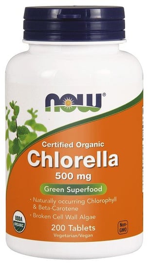 Suplement diety, Now Foods, Chlorella 500Mg 200 Tabs. Inna marka