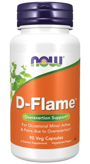 Suplement diety, Now Foods, D-Flame, 90 kaps. Now Foods