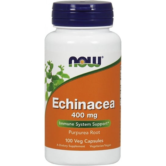 Suplement diety, Now foods Echinacea 400 mg 10 weg. kaps. Now Foods