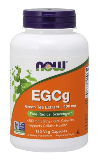 Suplement diety, Now Foods EGCg Zielona Herbata ekstrakt 400 mg - 180 kapsułek Now Foods