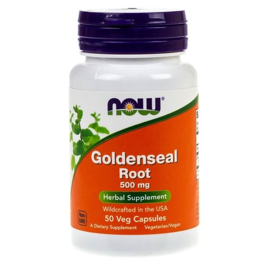 Suplement diety, Now Foods, Goldenseal Root, 500 mg, 50 kapsułek Now Foods