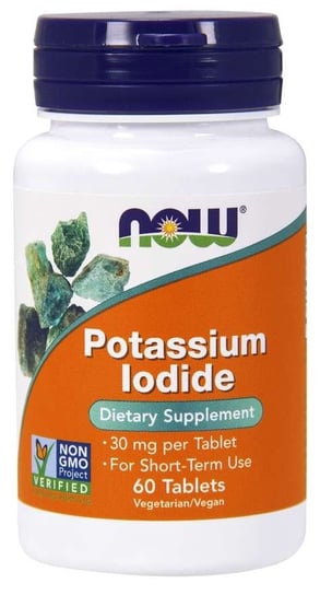 Suplement diety, Now Foods, Potassium Iodide - Jodek Potasu 30 mg, 60 tabl. Now Foods
