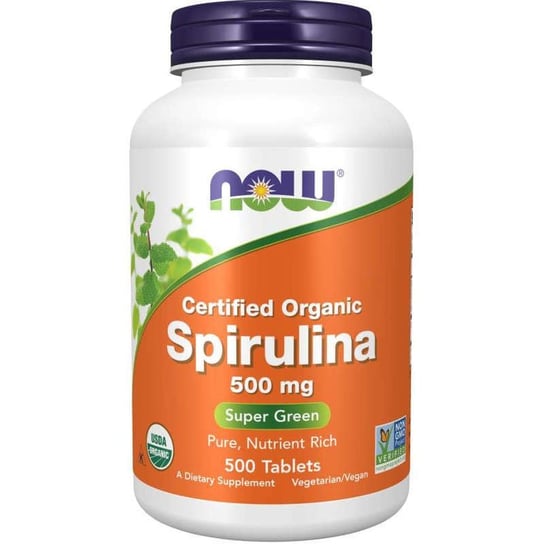Suplement diety, NOW FOODS Spirulina 500mg 500 tabl Now Foods