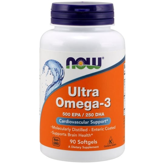Suplement diety, Now Ultra Omega-3 500 Epa/250 Dha 90caps Now