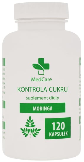 Suplement diety, Odchudzanie - Kontrola cukru - BIO MORINGA 120 Kapsułek po 600 mg Inna marka