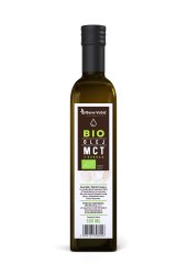 Suplement diety, Olej MCT BIO z kokosa (szkło) - 500 ml Młyn Oliwski